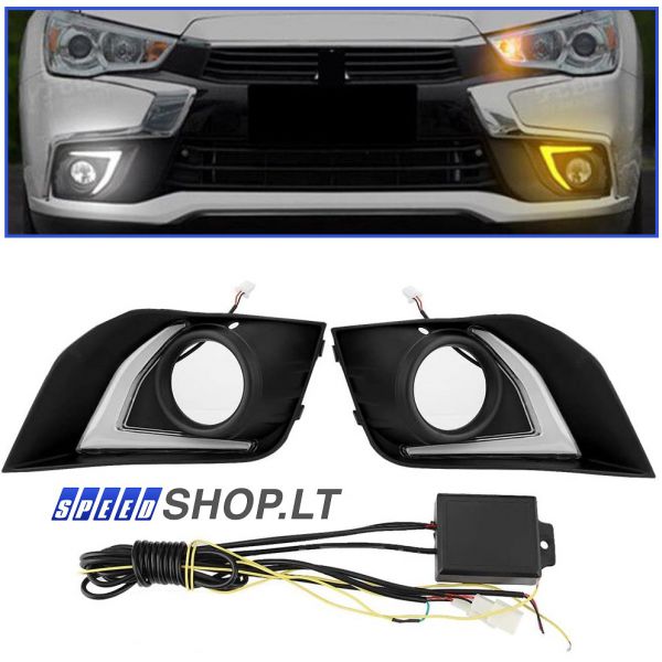 Mitsubishi Outlander Sport LED dienos šviesos žibintai